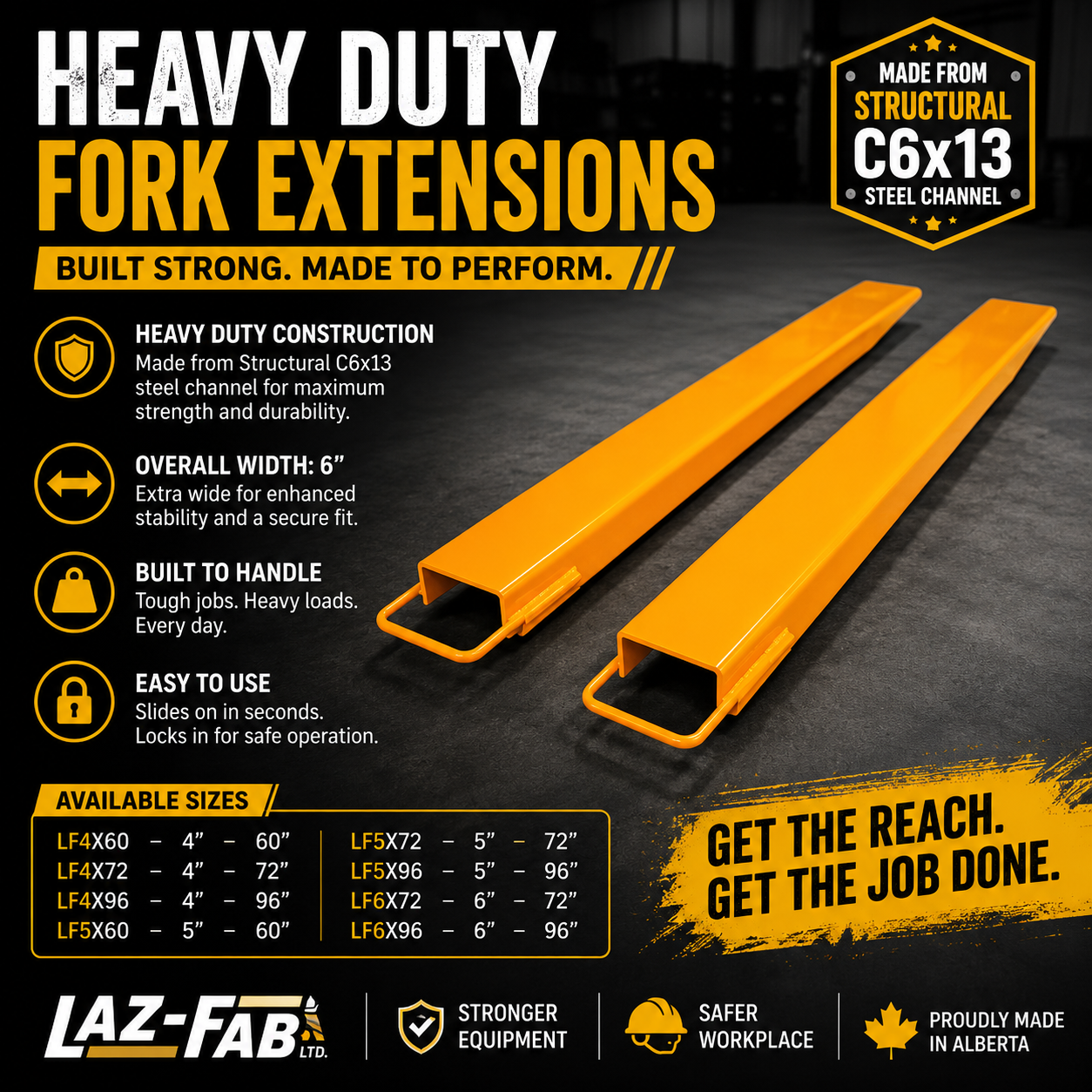 Heavy Duty Fork Extensions