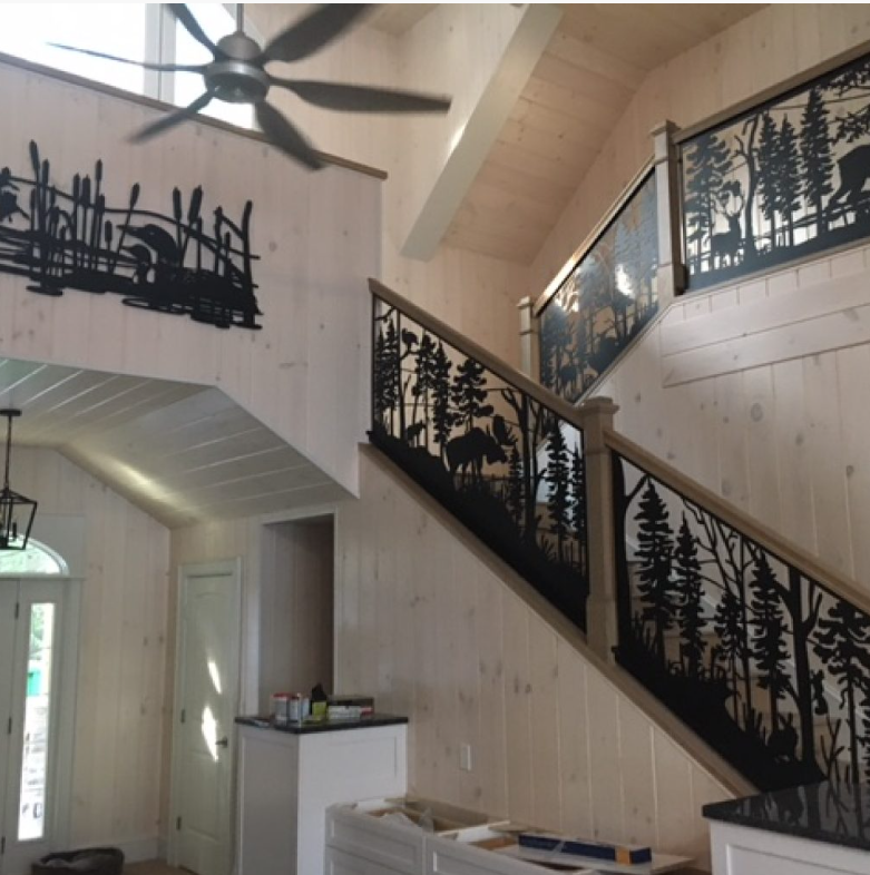 Custom Metal Railing Inserts
