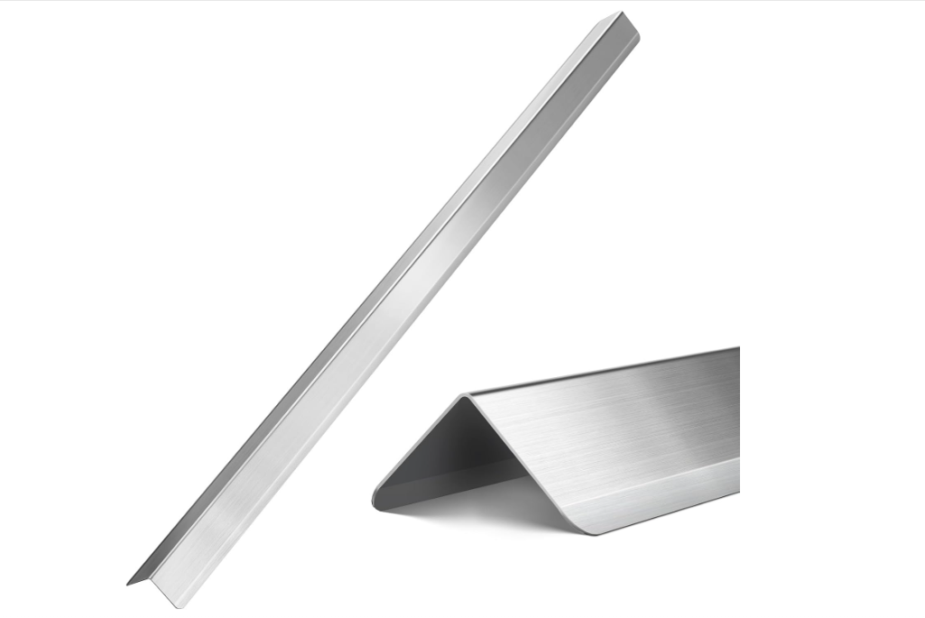 Stainless Steel Corner Guards, 2 x 2 x 48 Inch Protectors, 10 Pack | 304 Metal Corner Guard Trim, 90-Degree Angle, for Wall - Image 2